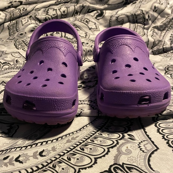 Unisex CROCS Classic Clog Purple Size W 8-9 Men 6-7 - Picture 4 of 11
